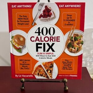 400 Calorie Fix Cookbook by Liz Vaccariello - Red Cover
